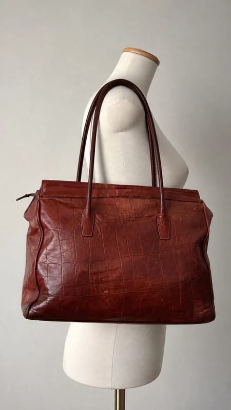 Vintage Y2K Genuine Leather Acosta Handbag